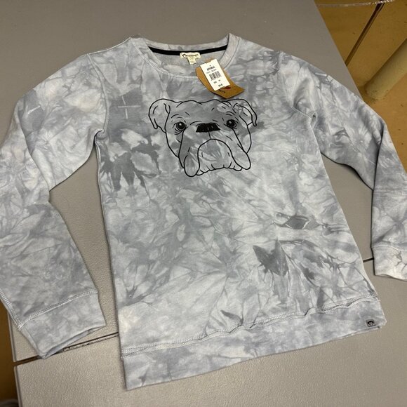 Stanton Sweatshirt Tie Dye Grey boys size 14 - Picture 1 of 4